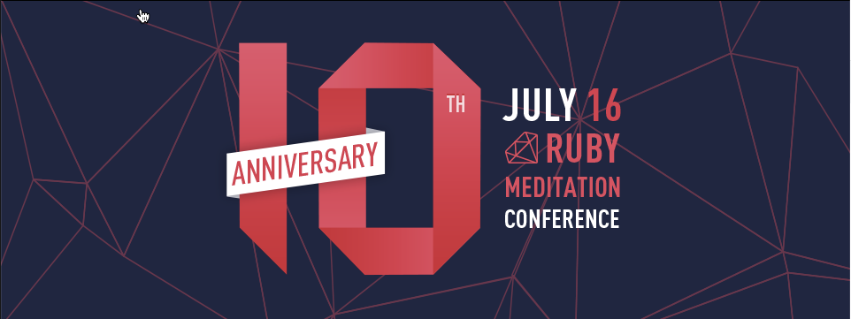 Ruby Meditation 10th logo